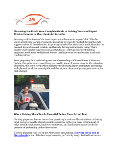 Driving mock test in Merrylands