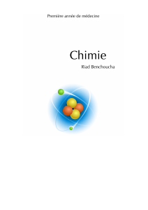 Chimie Atomistique: Mod&egrave;les Atomiques & Configuration &Eacute;lectronique
