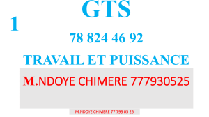 Travail et Puissance : Cours et Applications