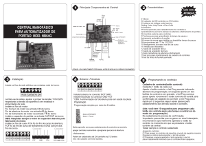 Manual do Usuário Automação Portão NB64G