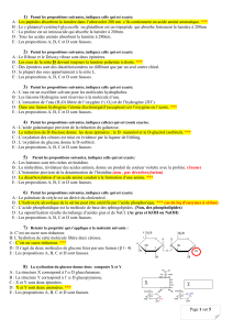 QCM Biochimie : Peptides, Glucides, Lipides, Acides Amin&eacute;s