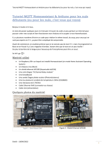 Tutoriel MQTT Homeassistant & Arduino pour D&eacute;butants