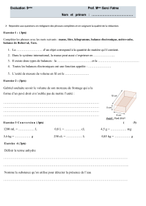 eval4 5eme masse volume