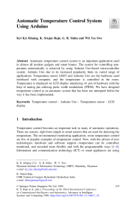 Automatic Temperature Control System Using Arduino Uno & LM35 Sensor