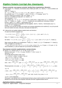 04 - algebre lineaire exercices corriges classiques 