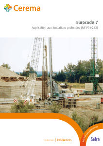Guide méthodologique Eurocode 7 : Fondations profondes (NF P94-262)