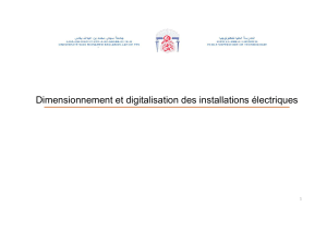 Dimensionnement et digitalisation des installations électriques