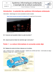 SNT: Systèmes Embarqués & Voiture Autonome - Activité Pédagogique