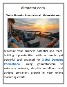 Global Domains International  Gdirotator.com