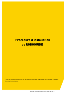 Installer ROBOGUIDE-Rev.F