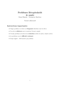 problemes 4e annee - mathématique par groupe