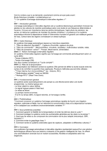 &Eacute;tude th&eacute;orique : Syst&egrave;me d'arrosage automatique intelligent