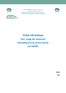 CHARTE INFORMATIQUE  USTHB (1)