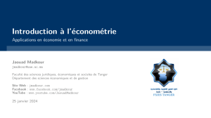 L'introduction &agrave; l'&eacute;conomie