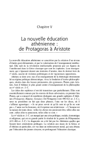 L'&eacute;ducation ath&eacute;nienne : de Protagoras &agrave; Aristote | Philosophie grecque