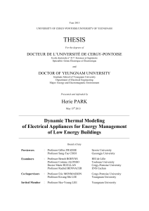 Dynamic Thermal Modeling of Electrical Appliances for Energy Management