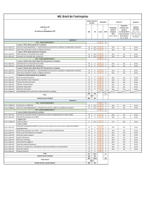 M1 Droit de l'entreprise