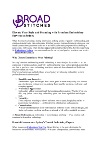 Home Custom Embroidery & T-shirt Printing Specialists