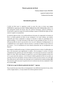 cours theorie general