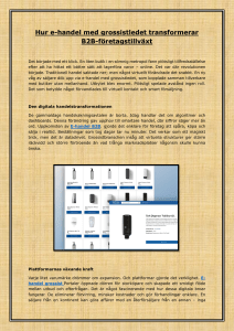 Hur e-handel med grossistledet transformerar B2B-f&ouml;retagstillv&auml;xt