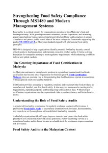 Food Safety Management System