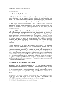 5. Chapitre 4. Centrale hydro&eacute;lectrique