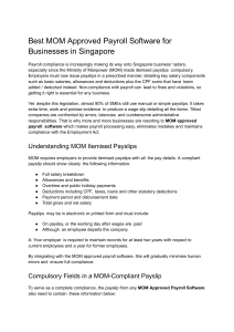 Best MOM-Approved Payroll Software for Businesses in Singapore.