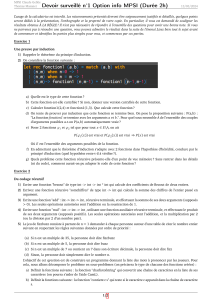 DS Informatique MPSI R&eacute;cursion Caml