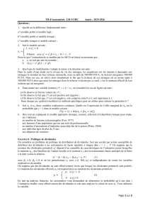 TD &Eacute;conom&eacute;trie : Mod&egrave;les Probit, Logit, Tobit