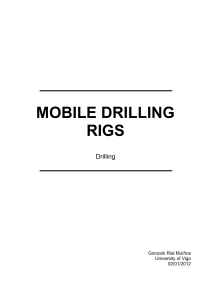 Guide to Mobile Drilling Rigs
