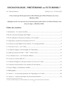 preterisme ou futurisme