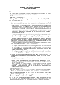 Chapitre 62 SH: Classification V&ecirc;tements