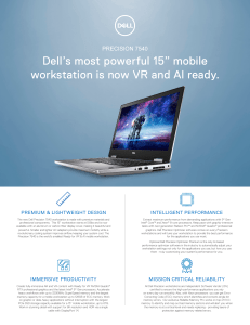 861 dell precision 7540 spec sheet