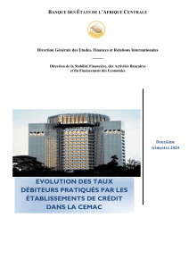 Rapport Taux d'Int&eacute;r&ecirc;t CEMAC T2 2024