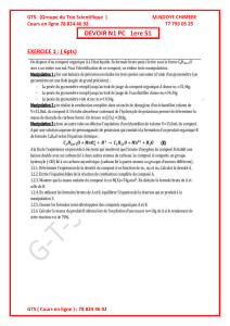 DEVOIR PC N1  1ere S1