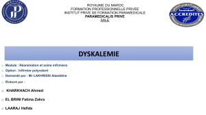 Dyskali&eacute;mie : Prise en charge et sympt&ocirc;mes