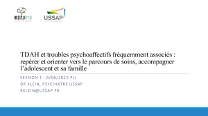 Pr&eacute;sentation TDAH: Identification et Parcours de Soins