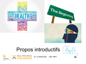 Introduction &agrave; l'&eacute;pid&eacute;miologie