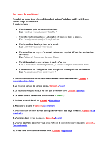 Fiche d'exercices sur le conditionnel fran&ccedil;ais