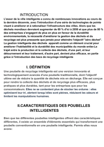 Poubelles Intelligentes et Gestion des D&eacute;chets