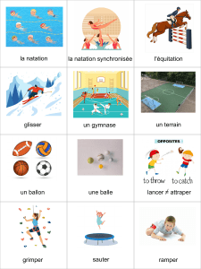 Vocabulaire des Sports en Fran&ccedil;ais