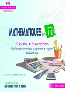 Guide Maths Terminale D Fonctions Calcul