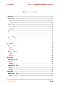 Annale Maths BAC D Tle S