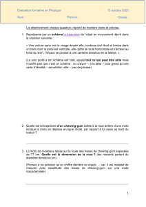 &eacute;valuation cinematique