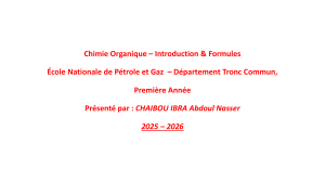 Chimie Organique
