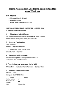 Installer Home Assistant & ESPHome sur Windows