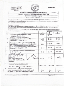 preuve de Math&eacute;matiques &ndash; BFEM 2025 &ndash; S&eacute;n&eacute;gal &ndash; Premier Groupe d&rsquo;&Eacute;preuves