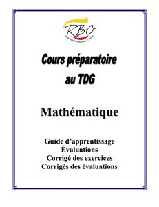 Volume10 Mathematique Guide Exercices Evaluations avec Corriges Revises