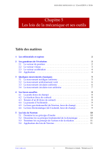Physique : Lois de la m&eacute;canique | Terminale S