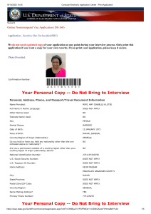 DS-160 Nonimmigrant Visa Application Guide